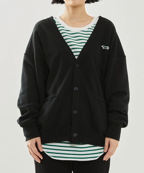 FREAK'S STORE(フリークスストア)の「TOWN CRAFT × FREAK'S STORE/タウンクラフト 別注 スウェットカーディガン 限定展開(カーディガン/ボレロ・レディース・ブラック/オフホワイト/グリーン・フリ-)」の16枚目の写真