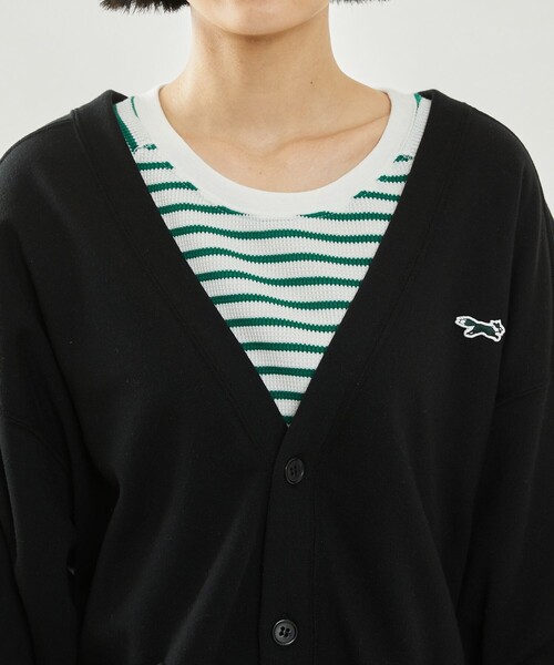FREAK'S STORE(フリークスストア)の「TOWN CRAFT × FREAK'S STORE/タウンクラフト 別注 スウェットカーディガン 限定展開(カーディガン/ボレロ・レディース・ブラック/オフホワイト/グリーン・フリ-)」の13枚目の写真