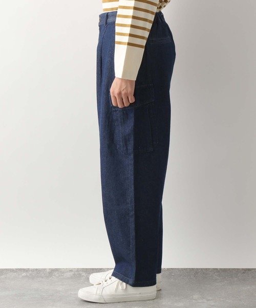 GLOBAL WORK(グローバルワーク)の「KATOデザインカーゴパンツ/263057(デニムパンツ・メンズ・ネイビー/カーキ・LARGE/MEDIUM)」の7枚目の写真