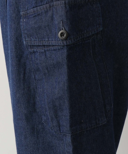 GLOBAL WORK(グローバルワーク)の「KATOデザインカーゴパンツ/263057(デニムパンツ・メンズ・ネイビー/カーキ・LARGE/MEDIUM)」の6枚目の写真