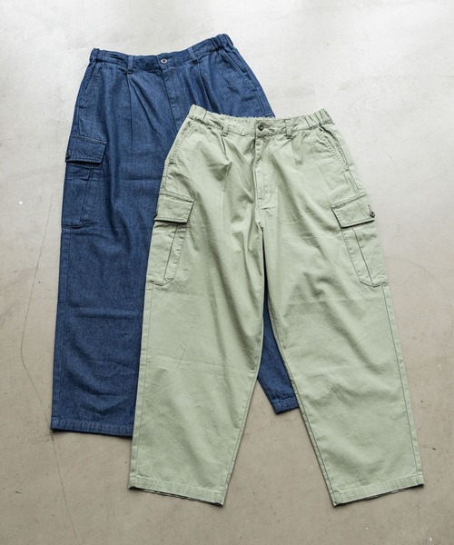 GLOBAL WORK(グローバルワーク)の「KATOデザインカーゴパンツ/263057(デニムパンツ・メンズ・ネイビー/カーキ・LARGE/MEDIUM)」の19枚目の写真