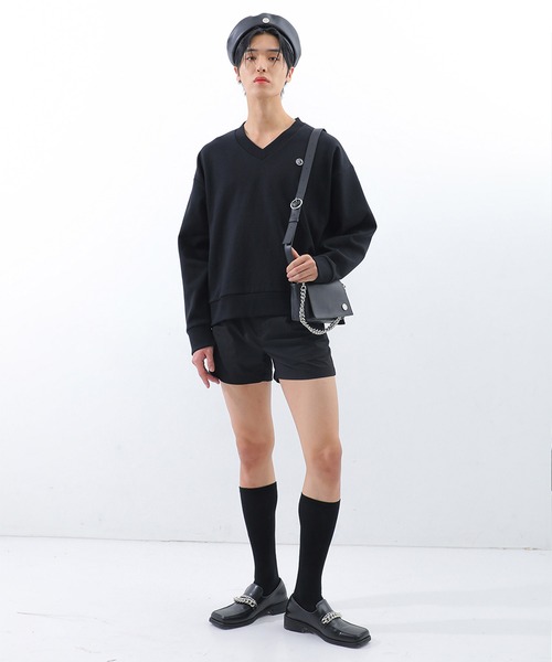 BASIC COTTON（ベーシックコットン）の「A'GEM/9 × .kom『BASIC COTTON/ベーシックコットン』ブランドロゴ ベレー帽（ハンチング/ベレー帽・メンズ・ブラック/A・FREE）」の10枚目の写真