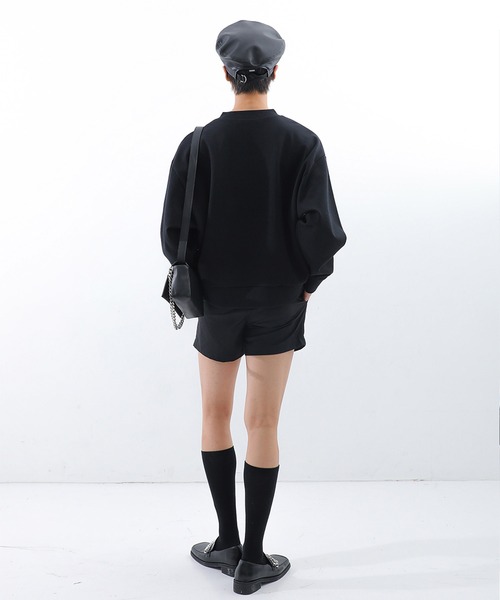 BASIC COTTON（ベーシックコットン）の「A'GEM/9 × .kom『BASIC COTTON/ベーシックコットン』ブランドロゴ ベレー帽（ハンチング/ベレー帽・メンズ・ブラック/A・FREE）」の12枚目の写真