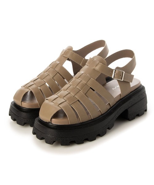 Mafmof（マフモフ）の「Mafmof(マフモフ)厚底グルカサンダル（サンダル・レディース・ダークブラウン/ブラウン系その他/ホワイト/ブラック・L/S/M/LL）」の9枚目の写真