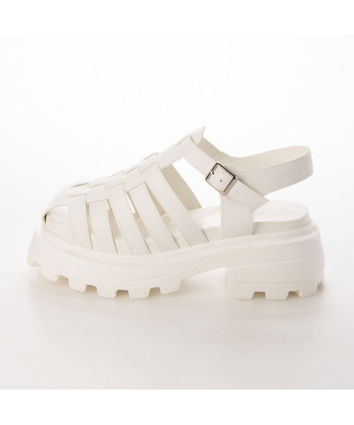 Mafmof（マフモフ）の「Mafmof(マフモフ)厚底グルカサンダル（サンダル・レディース・ダークブラウン/ブラウン系その他/ホワイト/ブラック・L/S/M/LL）」の11枚目の写真