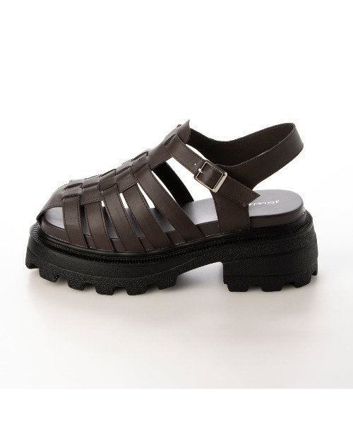 Mafmof（マフモフ）の「Mafmof(マフモフ)厚底グルカサンダル（サンダル・レディース・ダークブラウン/ブラウン系その他/ホワイト/ブラック・L/S/M/LL）」の12枚目の写真