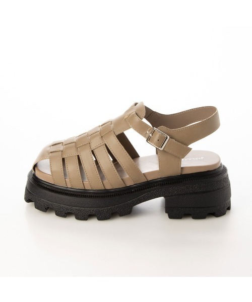 Mafmof（マフモフ）の「Mafmof(マフモフ)厚底グルカサンダル（サンダル・レディース・ダークブラウン/ブラウン系その他/ホワイト/ブラック・L/S/M/LL）」の13枚目の写真