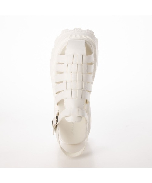 Mafmof（マフモフ）の「Mafmof(マフモフ)厚底グルカサンダル（サンダル・レディース・ダークブラウン/ブラウン系その他/ホワイト/ブラック・L/S/M/LL）」の19枚目の写真