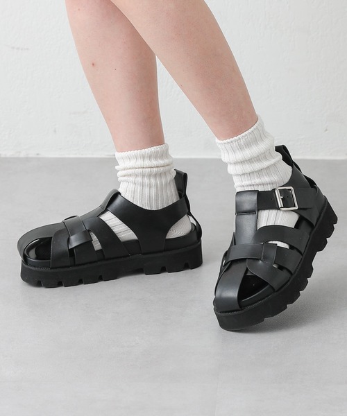 COLONY 2139（コロニートゥーワンスリーナイン）の「グルカサンダル（サンダル・レディース・アイボリー/ブラック・23.5/24.5/22.5）」の21枚目の写真