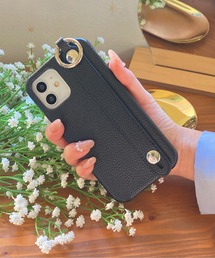 Loco Ocean（ロコオーシャン）の「フェイクレザー ハンドル付き スマホカバー iPhoneケース ( 7 / 8 / SE2 / 11 / 11Pro / 11Pro max / 12 / 12pro / 12pro max / 12mini / 13 /13pro / 13promax)（スマホケース/カバー・レディース）」