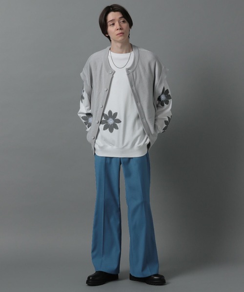 HARE(ハレ)の「【SETUP対応】ストレートフレアトラウザー(HARE)(その他パンツ・メンズ・ブラック/ベージュ/ブルー・SMALL/MEDIUM)」の14枚目の写真