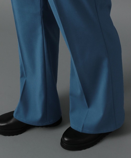 HARE(ハレ)の「【SETUP対応】ストレートフレアトラウザー(HARE)(その他パンツ・メンズ・ブラック/ベージュ/ブルー・SMALL/MEDIUM)」の10枚目の写真