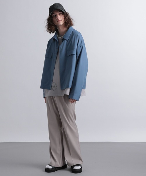 HARE(ハレ)の「【SETUP対応】ストレートフレアトラウザー(HARE)(その他パンツ・メンズ・ブラック/ベージュ/ブルー・SMALL/MEDIUM)」の18枚目の写真