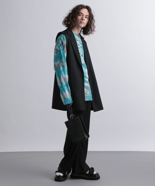 HARE(ハレ)の「【SETUP対応】ストレートフレアトラウザー(HARE)(その他パンツ・メンズ・ブラック/ベージュ/ブルー・SMALL/MEDIUM)」の19枚目の写真