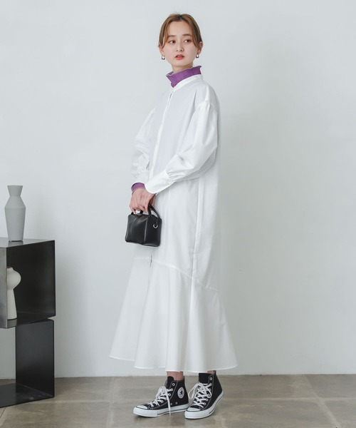 SENSE OF PLACE by URBAN RESEARCH(センスオブプレイスバイアーバンリサーチ)の「チュールタートルネックトップ(その他トップス・レディース・パープル/アイボリー/ホワイト系その他・ONE)」の15枚目の写真