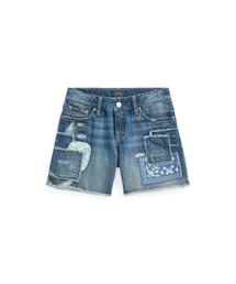 POLO RALPH LAUREN CHILDRENSWEAR（ポロ ラルフ ローレン チルドレンズウェア）の「ディストレスト コットン デニム ショートパンツ（デニムパンツ・キッズ）」