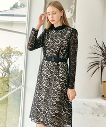 【DEBB 】ベルトレースワンピース / Belt Lace Dress