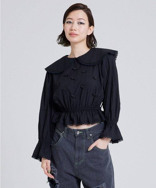 ギフ 包装 Littlesunnybite リトルサニーバイト Girly Blouse シャツ ブラウス Little Sunny Bite リトルサニーバイト のファッション 国内在庫有り Arenatheatre Net