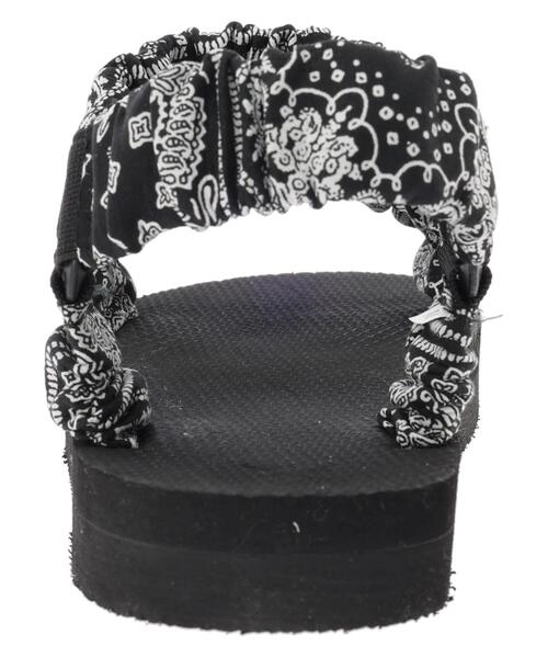 AMERICAN HOLIC（アメリカンホリック）の「ギャザーベルトサンダル（サンダル・レディース・ホワイト/ブラック/ベージュ/グリーン・S/M/L）」の15枚目の写真