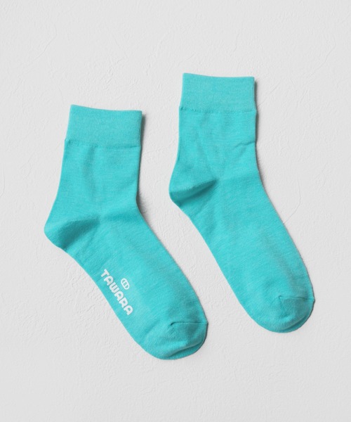 TAWARA（タワラ）の「チラミセ ハイゲージ ショートソックス（ソックス/靴下・レディース・グレー/レッド/ピンク/ターコイズブルー/イエロー/ミント/ダークブルー/ピンク系その他/オレンジ/パープル/ライトブルー・F）」の5枚目の写真