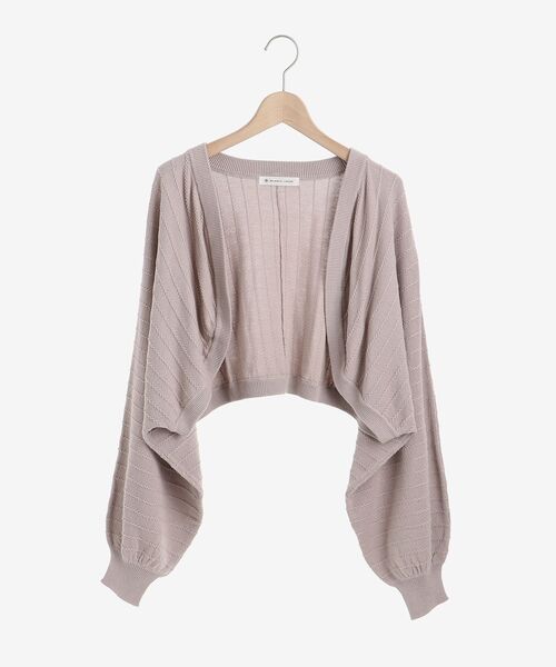 MAJESTIC LEGON（マジェスティックレゴン）の「カーデセットニットワンピース（ワンピース・レディース・ベージュ/ライトグリーン/アイボリー・MEDIUM）」の9枚目の写真