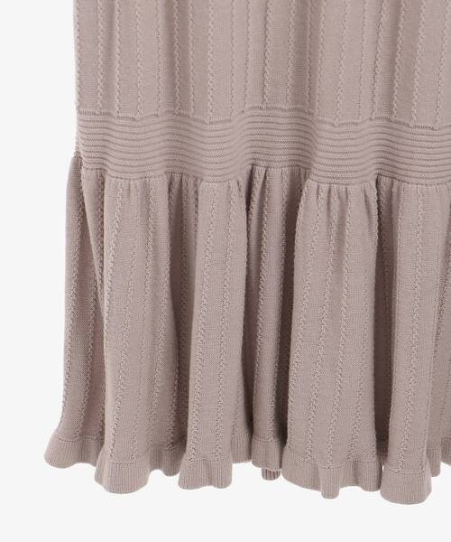 MAJESTIC LEGON（マジェスティックレゴン）の「カーデセットニットワンピース（ワンピース・レディース・ベージュ/ライトグリーン/アイボリー・MEDIUM）」の19枚目の写真