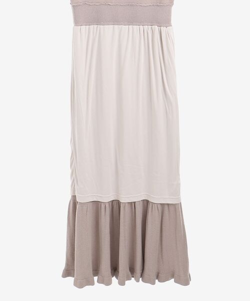 MAJESTIC LEGON（マジェスティックレゴン）の「カーデセットニットワンピース（ワンピース・レディース・ベージュ/ライトグリーン/アイボリー・MEDIUM）」の18枚目の写真