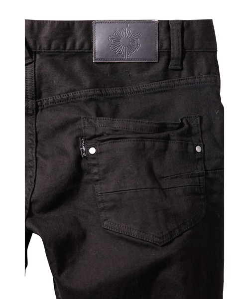 TORNADO MART（トルネードマート）の「TORNADO MART∴ハイパワーシューカットデニム（デニムパンツ・メンズ・ブラック・S/L/M/LL）」の4枚目の写真