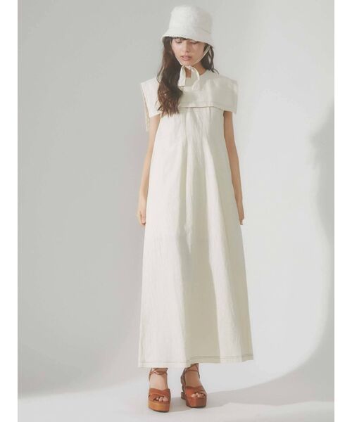 merry jenny（メリージェニー）の「シャギーリボンバケットHAT（ハット・レディース・ブラック/アイボリー・FREE）」の6枚目の写真