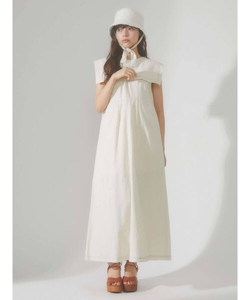 merry jenny（メリージェニー）の「シャギーリボンバケットHAT（ハット・レディース・ブラック/アイボリー・FREE）」の9枚目の写真