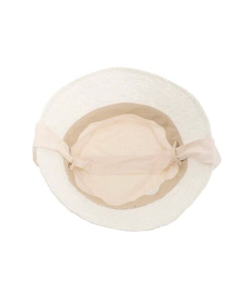 merry jenny（メリージェニー）の「シャギーリボンバケットHAT（ハット・レディース・ブラック/アイボリー・FREE）」の13枚目の写真