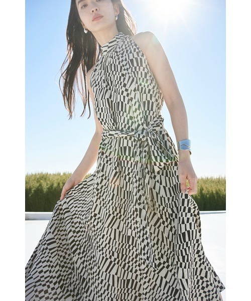 FRAY I.D（フレイアイディー）の「ホルターロングワンピース  