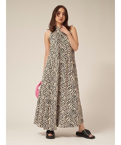 FRAY I.D（フレイアイディー）の「ホルターロングワンピース  