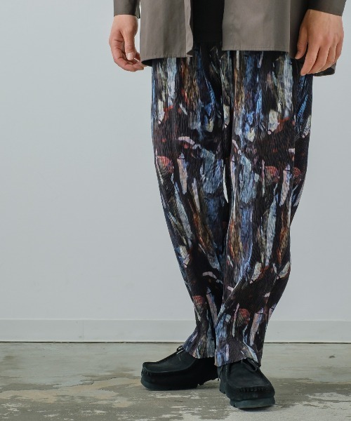 improves（インプローブス）の「総柄プリント 楊柳生地 ルーズフィット イージーパンツ（その他パンツ・メンズ・ベージュ/ブラック/ブラウン/チャコール・MEDIUM/LARGE）」の12枚目の写真