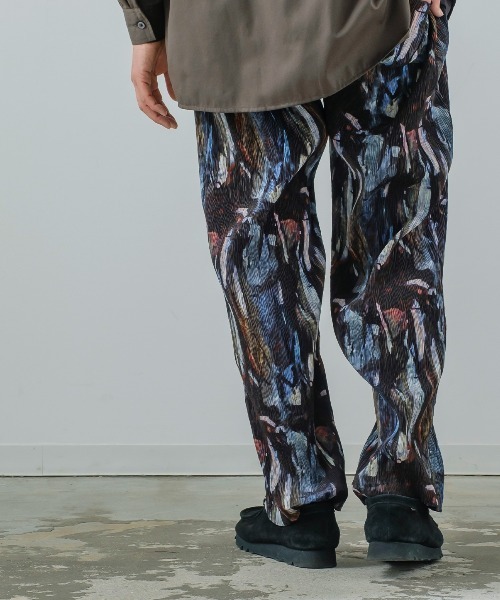 improves（インプローブス）の「総柄プリント 楊柳生地 ルーズフィット イージーパンツ（その他パンツ・メンズ・ベージュ/ブラック/ブラウン/チャコール・MEDIUM/LARGE）」の16枚目の写真