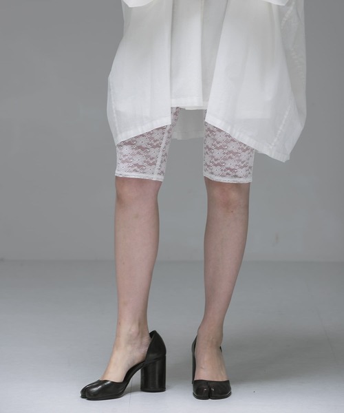 URBAN RESEARCH（アーバンリサーチ）の「ambiguous　Lace Half Leggings（レギンス/スパッツ・レディース・ホワイト/ブラック・FREE）」の11枚目の写真