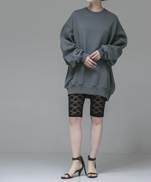 URBAN RESEARCH（アーバンリサーチ）の「ambiguous　Lace Half Leggings（レギンス/スパッツ・レディース・ホワイト/ブラック・FREE）」の6枚目の写真