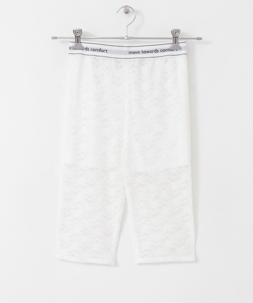 URBAN RESEARCH（アーバンリサーチ）の「ambiguous　Lace Half Leggings（レギンス/スパッツ・レディース・ホワイト/ブラック・FREE）」の22枚目の写真