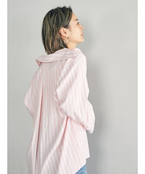 Ungrid（アングリッド）の「スリーブデザインストライプシャツ（シャツ/ブラウス・レディース・ピンク/イエロー/グリーン/ブルー・FREE）」の15枚目の写真