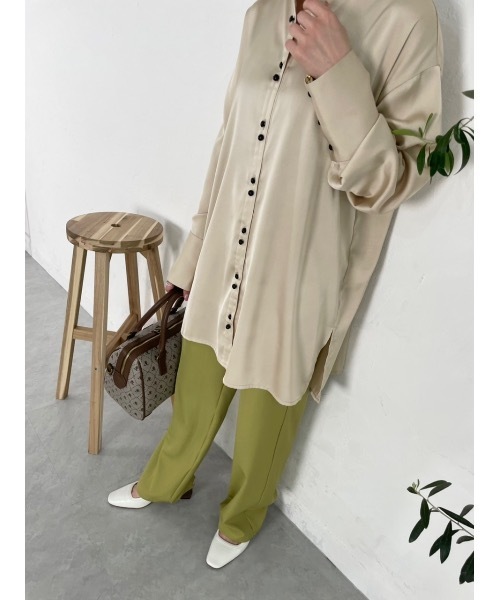 JUMELLE(ジュメロ)の「センタープレススラックスPT(スラックス・レディース・ピンク/ライム・SMALL/MEDIUM)」の10枚目の写真