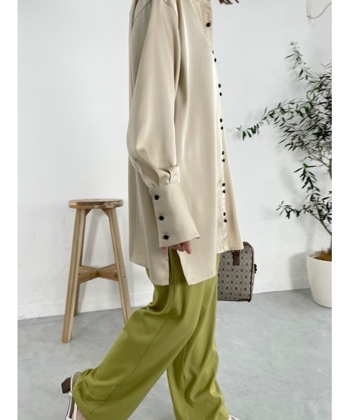 JUMELLE(ジュメロ)の「センタープレススラックスPT(スラックス・レディース・ピンク/ライム・SMALL/MEDIUM)」の11枚目の写真