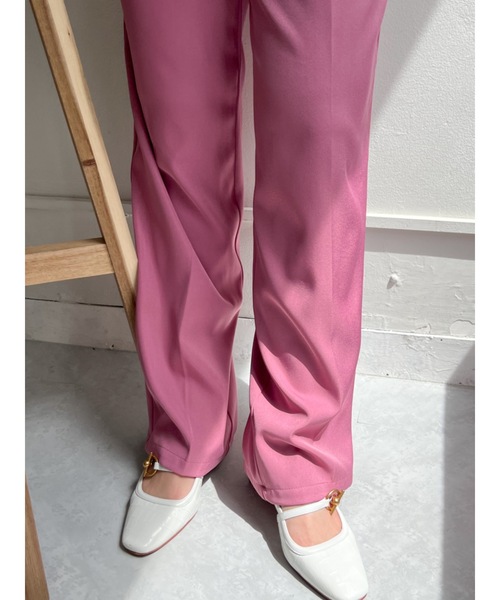 JUMELLE(ジュメロ)の「センタープレススラックスPT(スラックス・レディース・ピンク/ライム・SMALL/MEDIUM)」の22枚目の写真