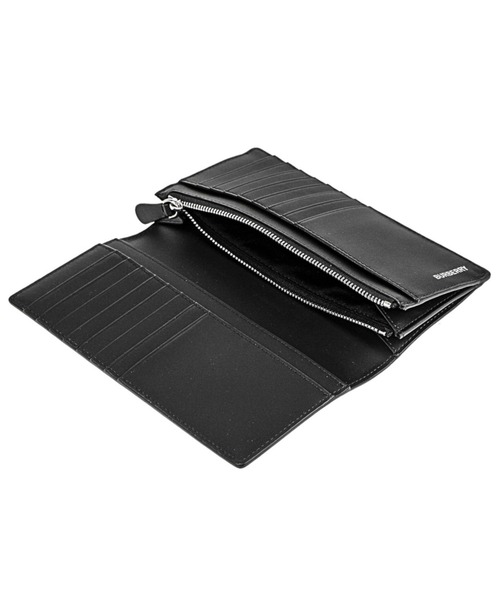 BURBERRY（バーバリー）の「BURBERRY LONDON CHECK LONG WALLET バーバリー ロンドンチェック 長財布（財布・メンズ・チャコール・FREE）」の6枚目の写真