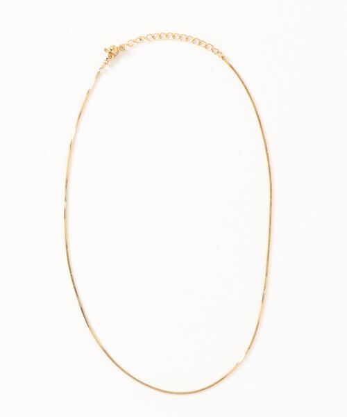 VIS（ビス）の「アソートステンレスチェーンショートネックレス（ネックレス・レディース・ゴールド/ゴールド系その他/ゴールド系その他2・FREE）」の6枚目の写真