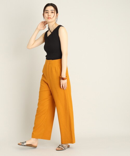 THE SHOP TK （ザ ショップ ティーケー ）の「◆変形リブデザインタンク（タンクトップ・レディース・ホワイト系/ブラック/ブラウン系・12）」の16枚目の写真