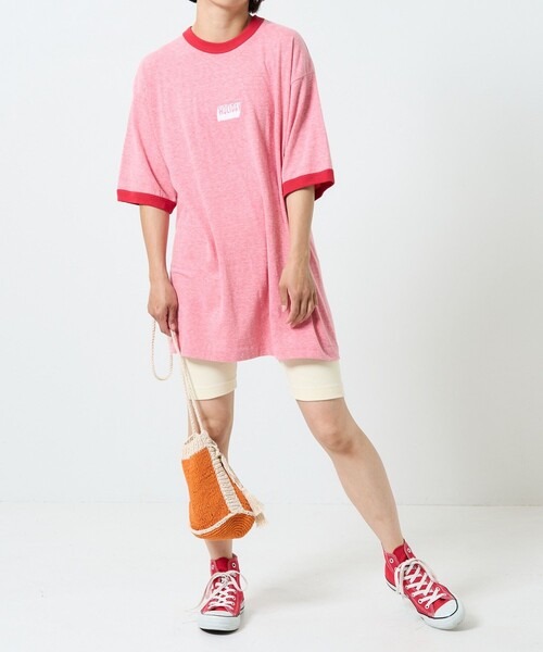 FREAK'S STORE（フリークスストア）の「HOLIDAY × FREAK'S STORE/ホリデイ RINGER T-SHIRT/リンガーTシャツ（Tシャツ/カットソー・レディース・レッド・X-LARGE）」の15枚目の写真