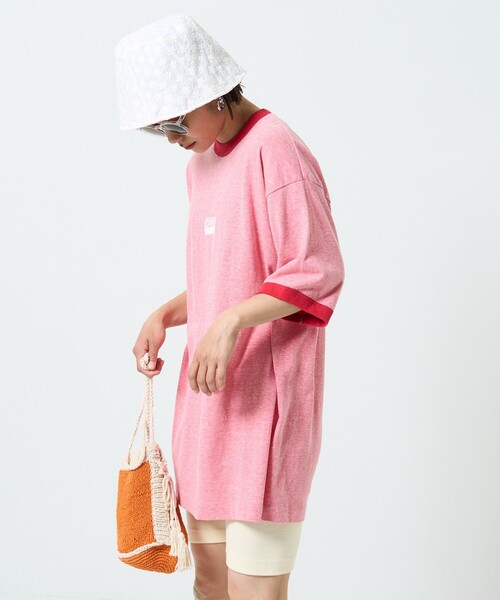 FREAK'S STORE（フリークスストア）の「HOLIDAY × FREAK'S STORE/ホリデイ RINGER T-SHIRT/リンガーTシャツ（Tシャツ/カットソー・レディース・レッド・X-LARGE）」の20枚目の写真