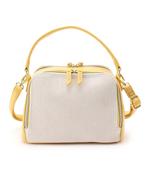 DRESKIP（ドレスキップ）の「◆ダブル収納ショルダーバッグ（ショルダーバッグ・レディース・アイボリー/ブラック/イエロー・00）」の13枚目の写真