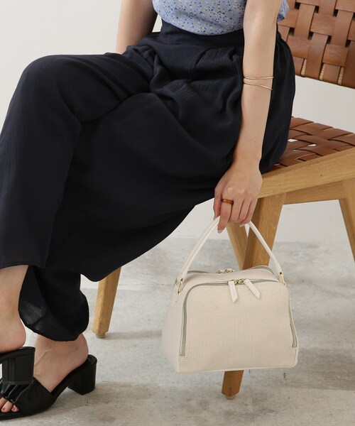 DRESKIP（ドレスキップ）の「◆ダブル収納ショルダーバッグ（ショルダーバッグ・レディース・アイボリー/ブラック/イエロー・00）」の14枚目の写真