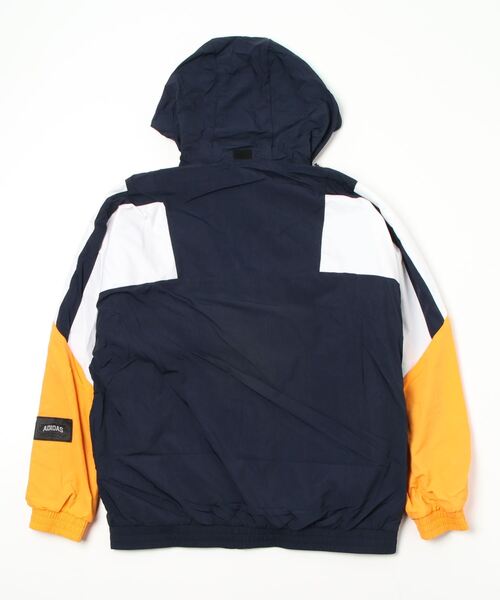 adidas(アディダス)の「ショータイム ブランド ウーブンジャケット / アディダス(メンズ)(ナイロンジャケット・メンズ・ブラック×ホワイト/ダークブルー・XX-LARGE/XXX-LARGE/SMALL/MEDIUM/LARGE/X-LARGE/X-SMALL)」の14枚目の写真